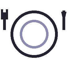 plate and cutlery icon