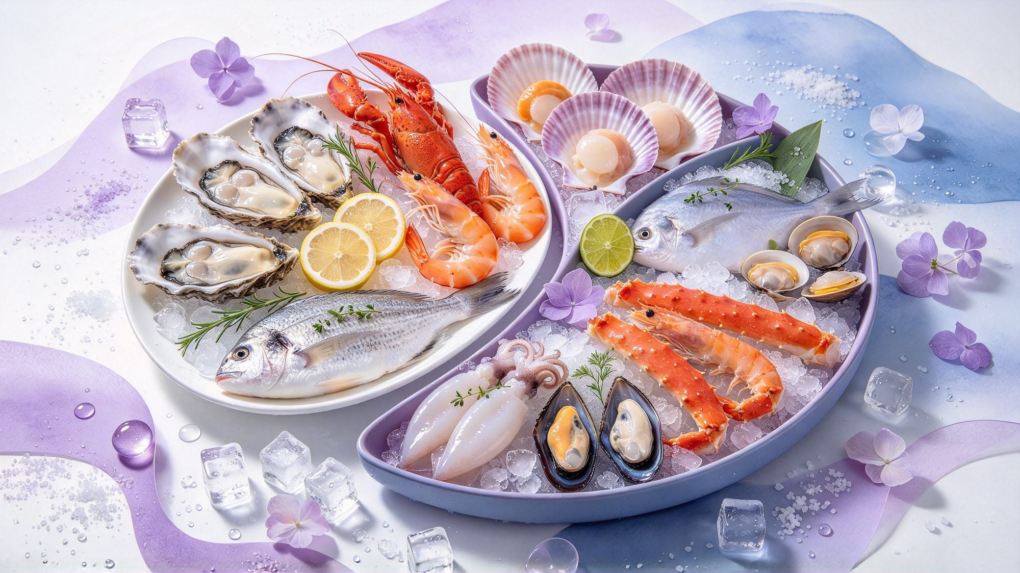 Frozen fish, shellfish and cephalopods ready to cook